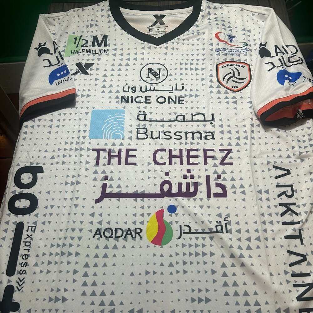 SAUDI ARABIA  AL SHABAB Men's JERSEY Sz M or L  New with tags by X brand